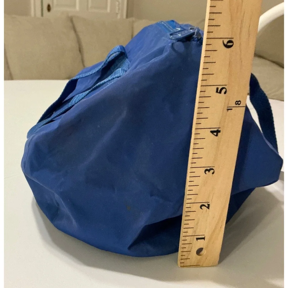 VTG‎ 90s Disney DuckTales Blue Nylon Duffle Bag Scrooge McDuck Huey Dewey Louie